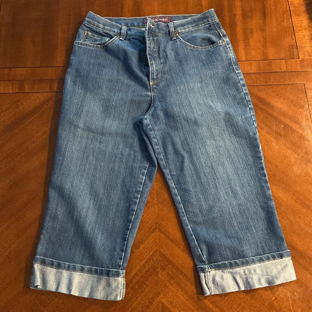 Gloria Vanderbilt Amanda Capri Jeans, sz 10